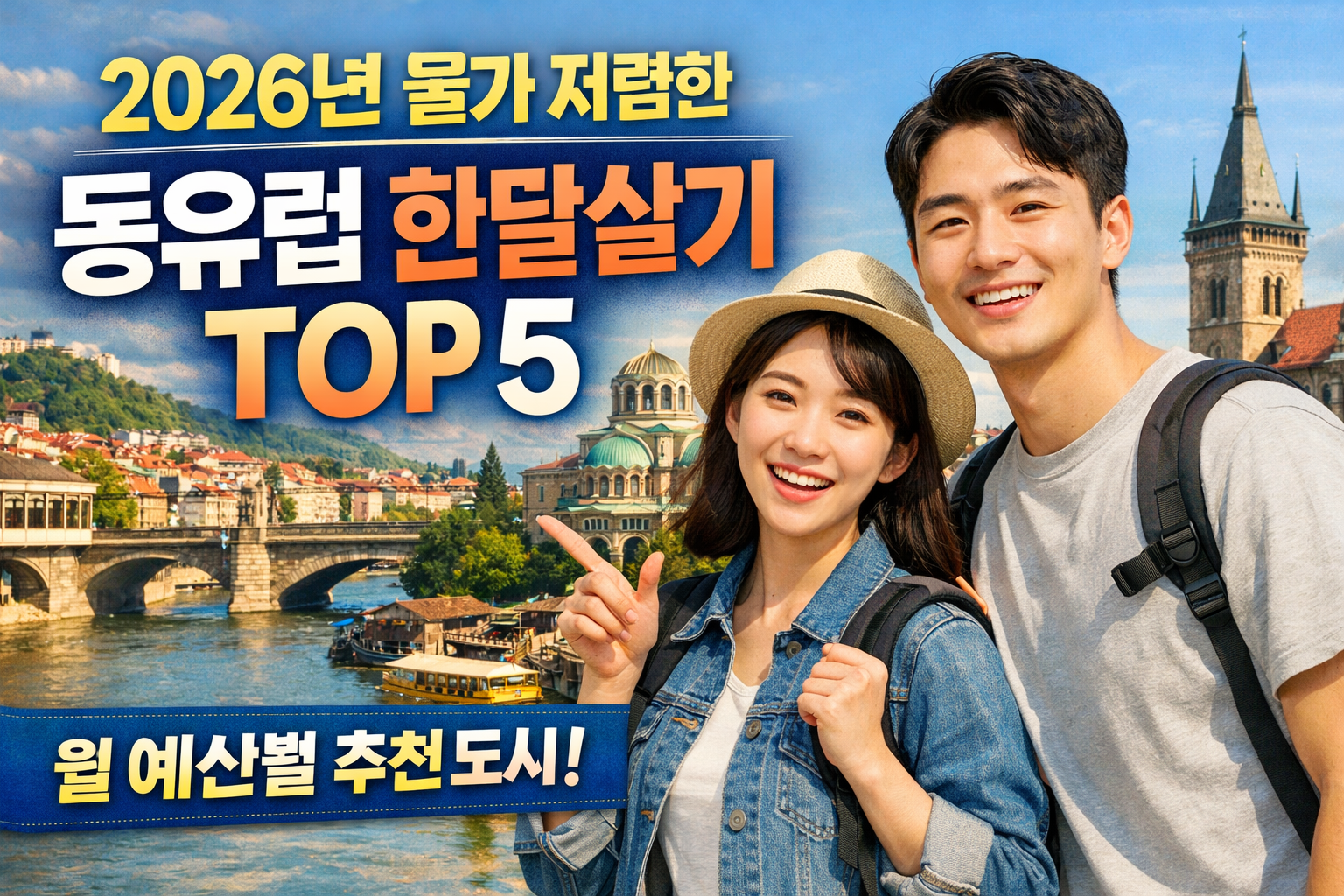 2026년 물가 저렴한 동유럽 한달살기 도시 추천 5곳, 예산별로 딱 정리해드려요