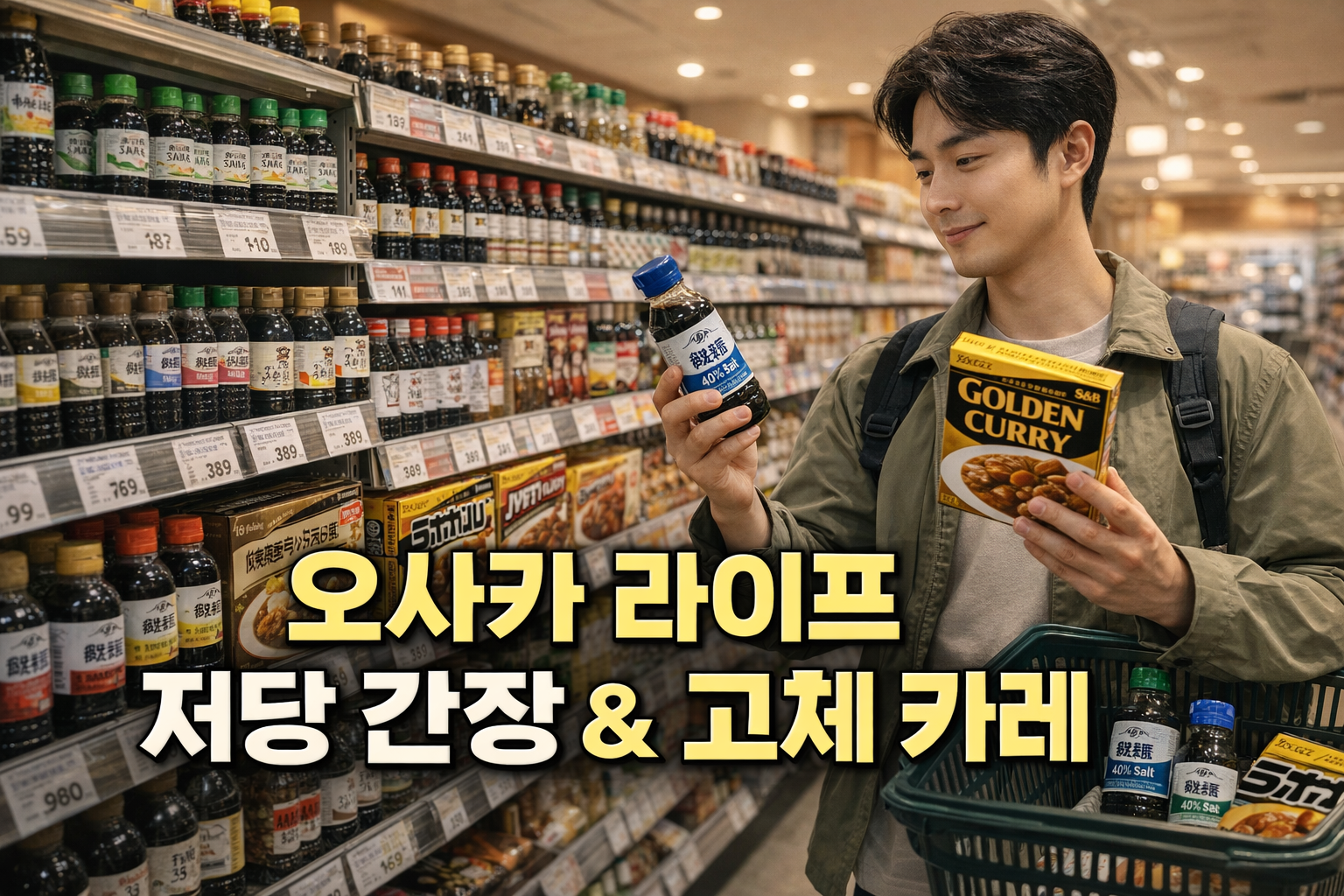 오사카 라이프 마트(Life)에서 꼭 사야 할 현지인 추천 저당 간장 & 고체 카레 리스트