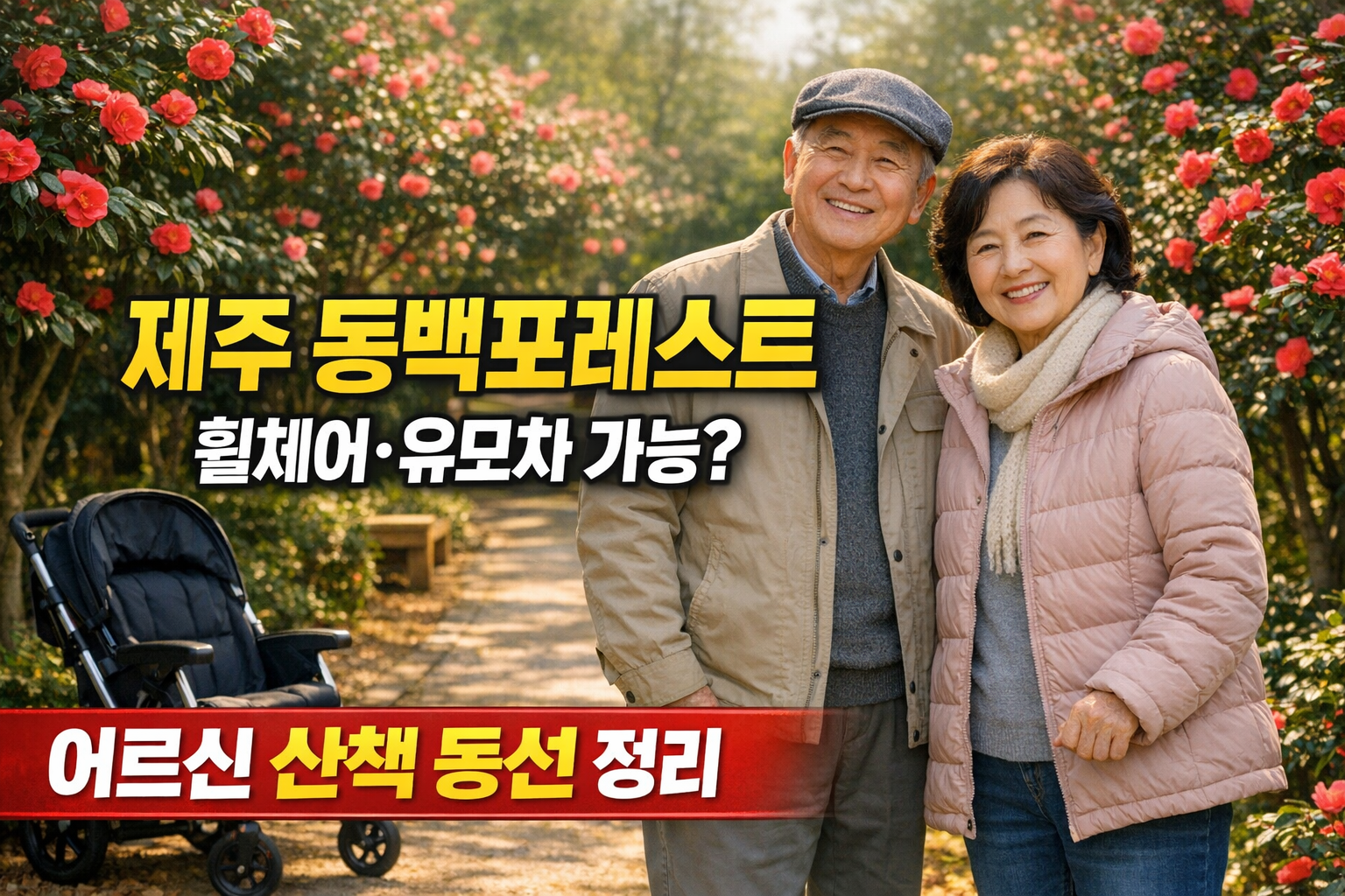 2026 제주 동백포레스트 휠체어·유모차 가능할까? 어르신도 걷기 편한 완만한 산책로 동선 총정리