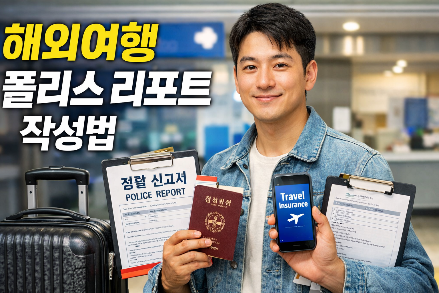 해외여행 중 분실·파손 시 보험 청구용 ‘폴리스 리포트’ 작성법 총정리! 실수 없이 끝내는 7단계