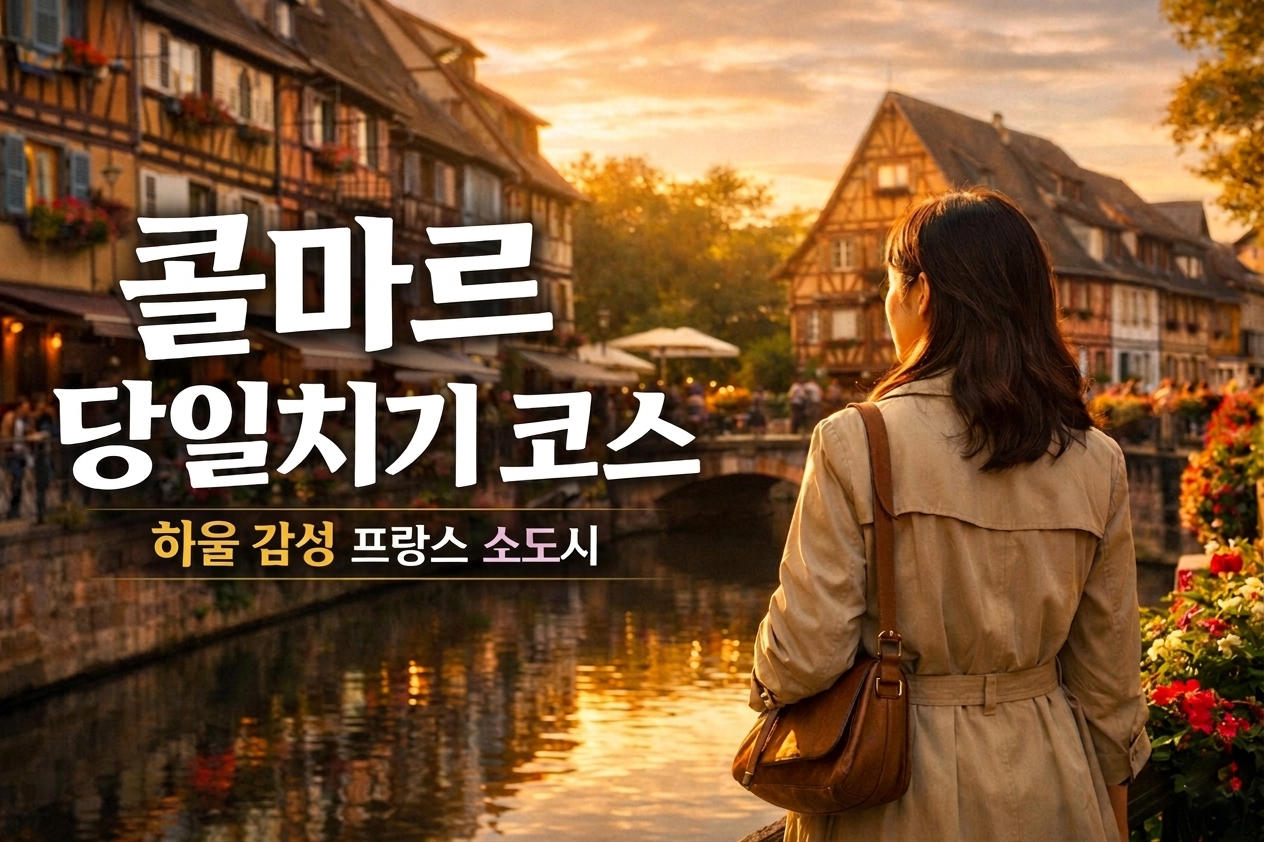 하울의 움직이는 성 감성 그대로, 프랑스 콜마르 당일치기 코스 1일 완벽 가이드