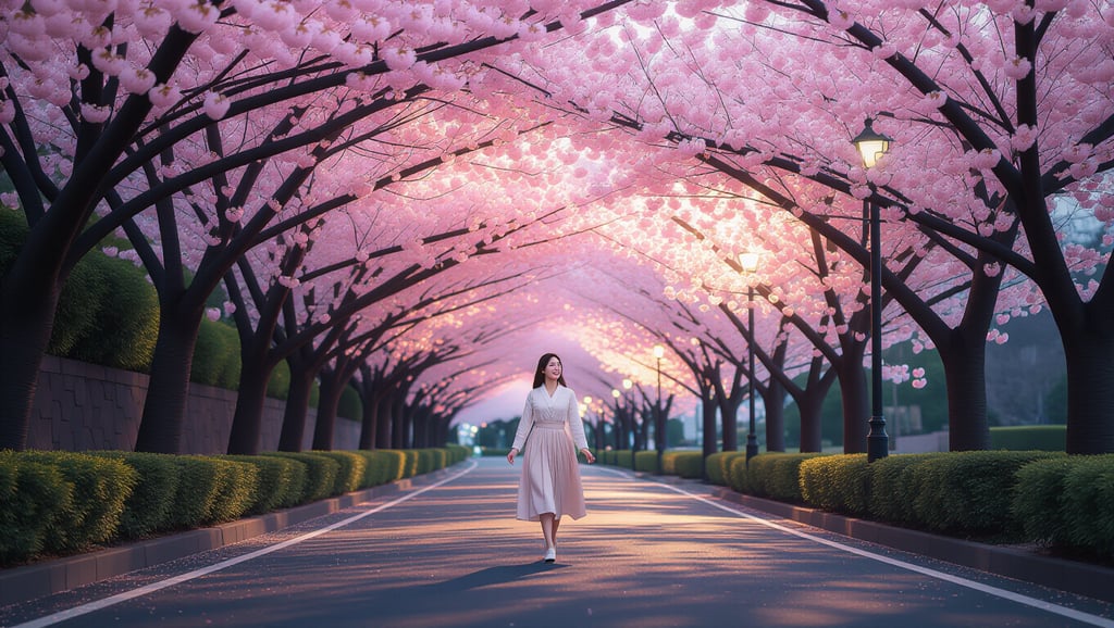 📋 제주 전농로 벚꽃 야간 관람의 매력