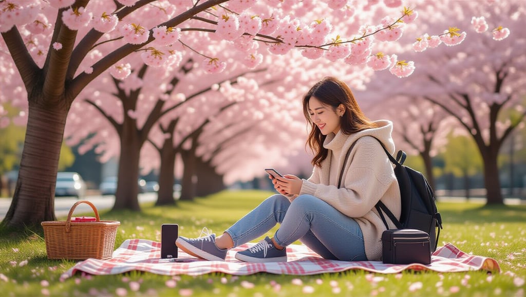 🎒 벚꽃 여행 필수 준비물 및 꿀팁