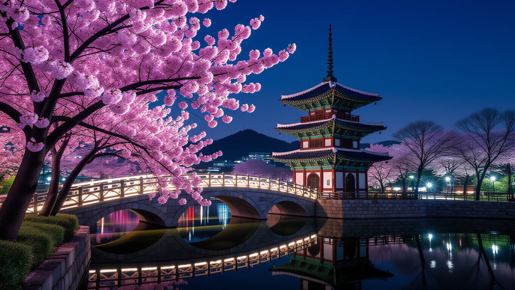 ✨ 경주 여행의 하이라이트: 벚꽃 야경 명소 및 추천 코스