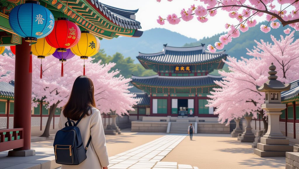 🏛️ 역사와 낭만이 공존하는 1일차: 주요 유적지와 벚꽃 감상