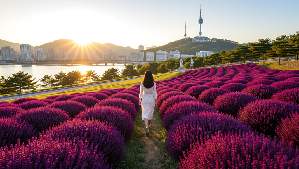 🌿 오감 만족! 일자산허브천문공원