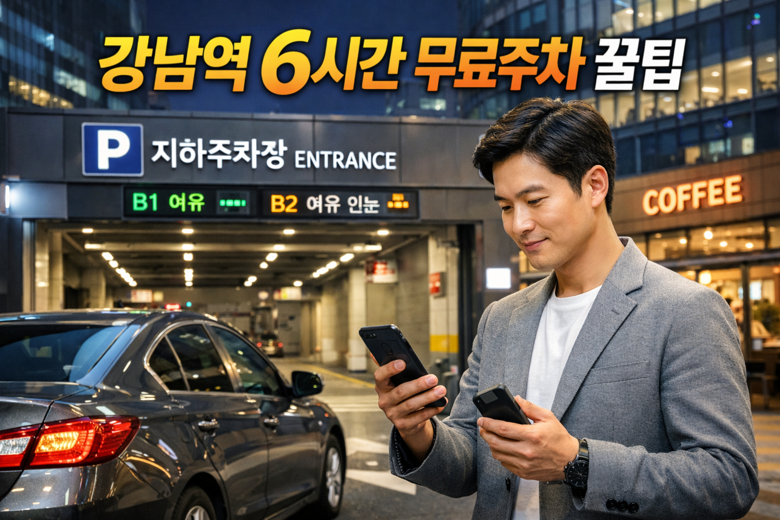 강남역에서 6시간 무료 주차하는 법? 현지인만 아는 건물 활용법 4가지