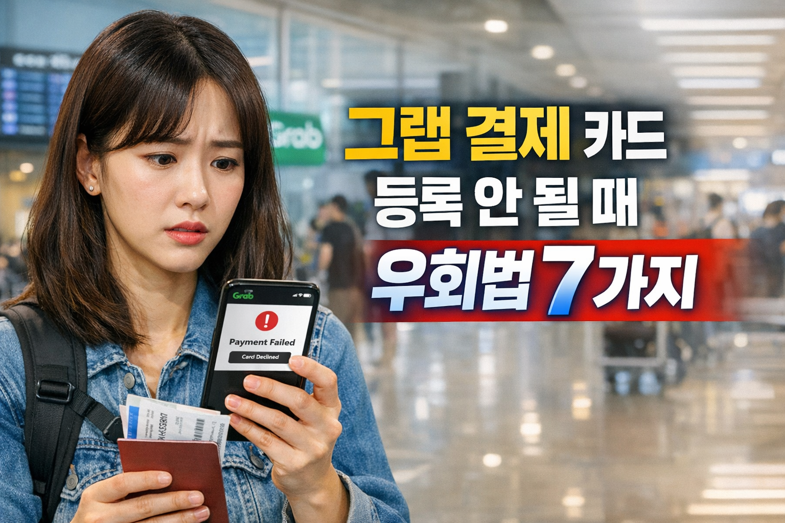 그랩(Grab) 결제 카드 등록 안 될 때, 가장 현실적인 우회법 7가지 총정리