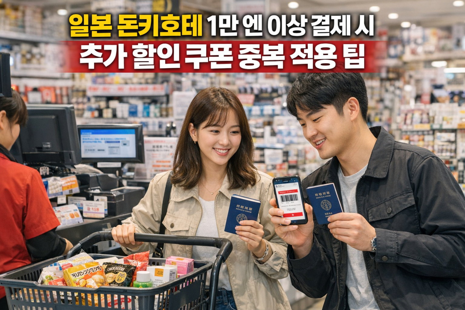 일본 돈키호테 1만 엔 이상 결제 시 추가 할인 쿠폰 중복 적용 팁 7가지