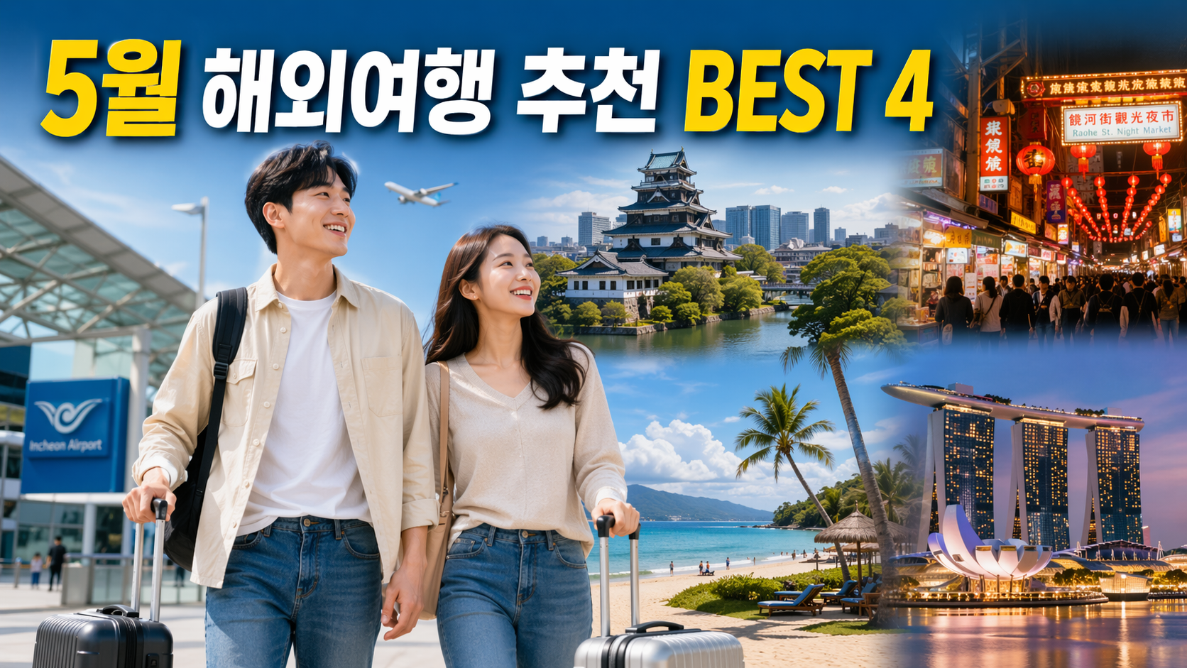 5월 해외여행 추천 BEST 4, 날씨 좋고 만족도 높은 여행지 총정리