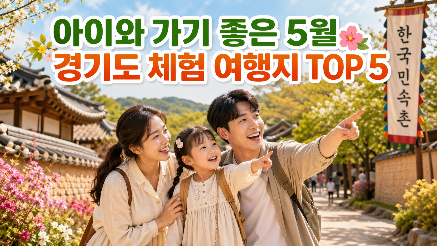 아이와 가기 좋은 5월 경기도 체험 여행지 TOP 5, 실패 없는 가족 나들이 추천