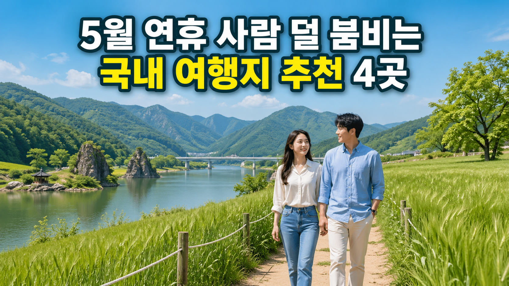 5월 연휴 사람 덜 붐비는 국내 여행지 추천 4곳, 조용히 쉬고 사진도 남기는 숨은 명소