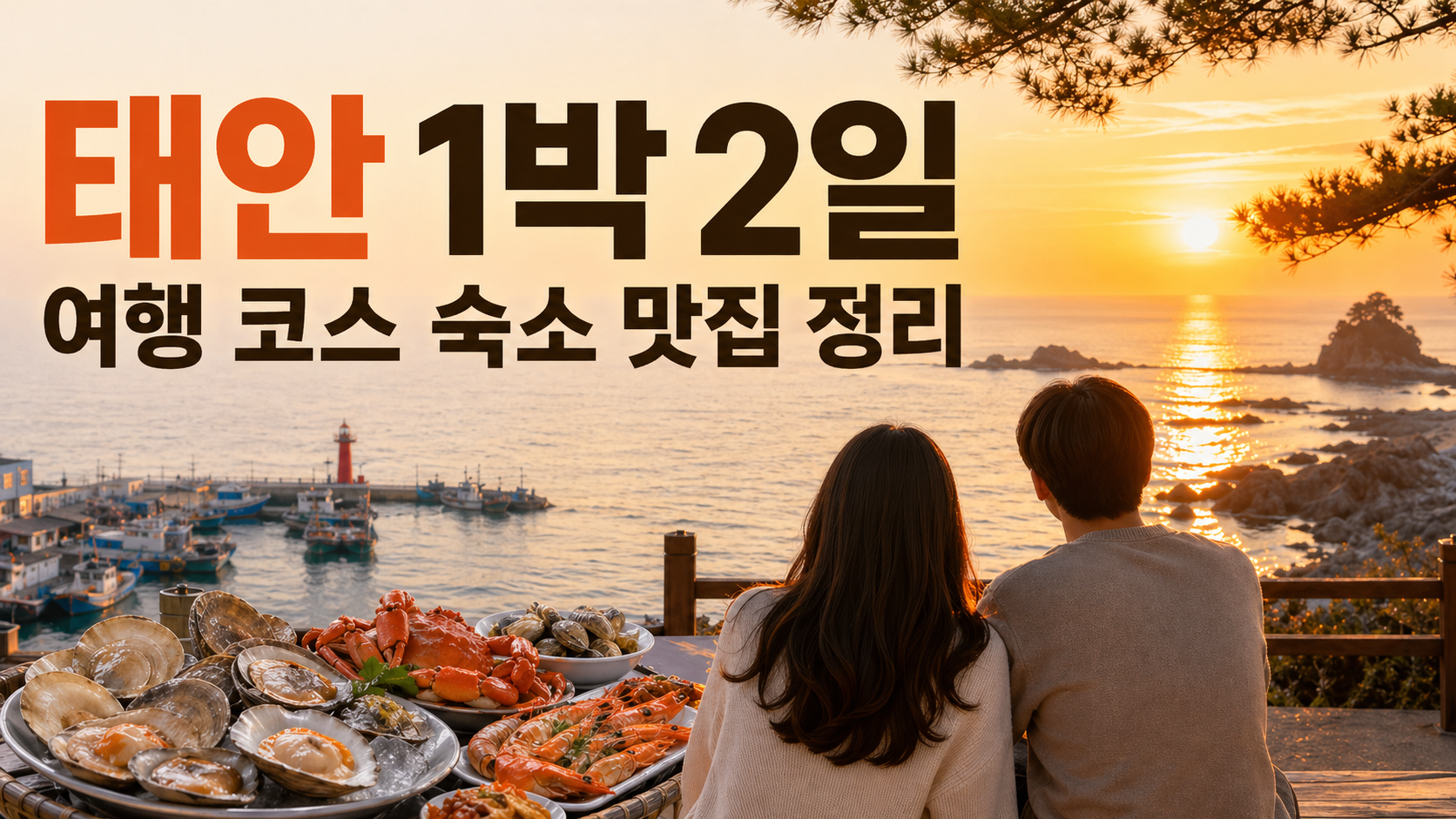 태안 1박 2일 여행 코스 5선! 숙소·맛집·노을 명소까지 한 번에 정리