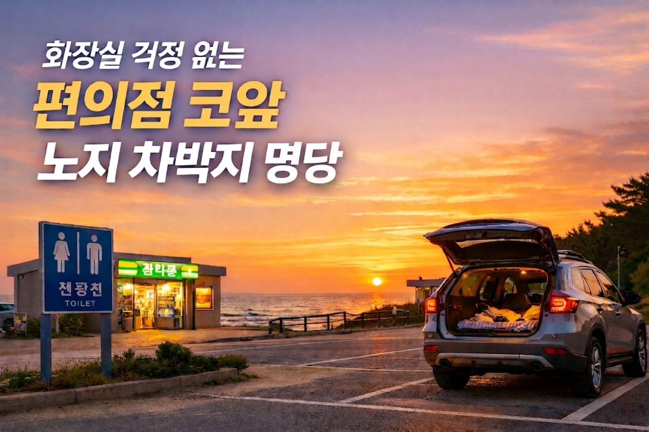 화장실 걱정 없는 편의점 코앞 노지 차박지 명당 4선, 초보도 실패 없는 실전 가이드