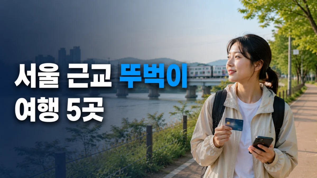 기차와 버스로 떠나는 서울 근교 뚜벅이 여행을 준비하는 한국인 여행자