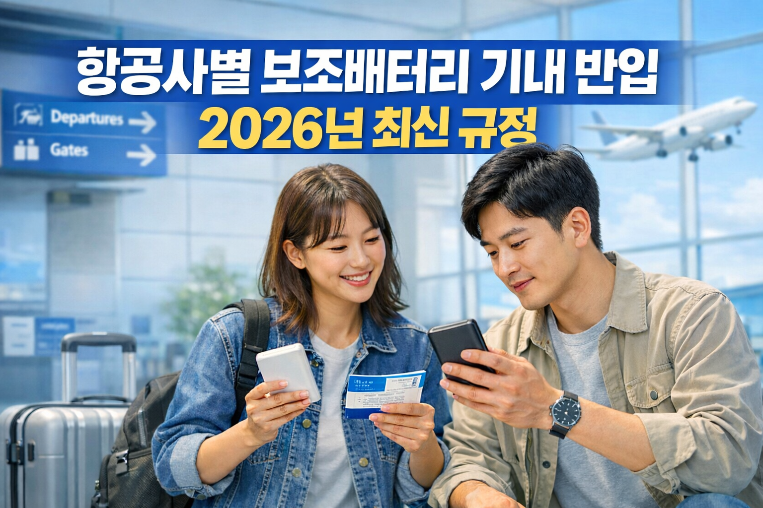 항공사별 보조배터리 기내 반입 규정 총정리! 2026년 최신 Wh 계산법부터 반입 가능 용량까지