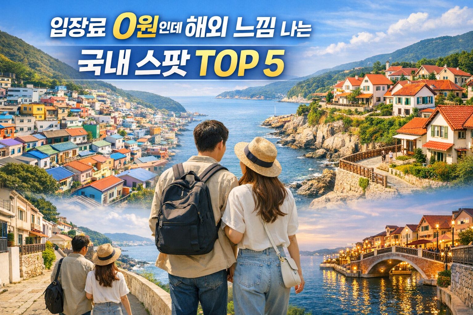 입장료 0원인데 해외 느낌 나는 국내 스팟 TOP 5, 가성비 좋은 무료 여행지 추천