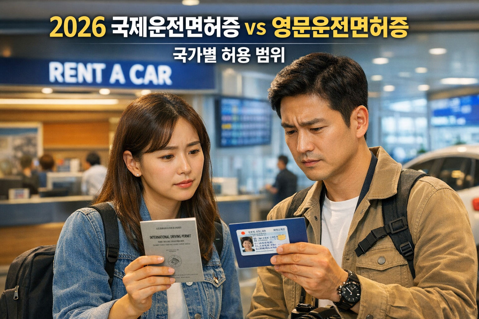 2026 해외 렌터카 예약 전 필수 확인! 국제운전면허증 vs 영문운전면허증 국가별 허용 범위 총정리