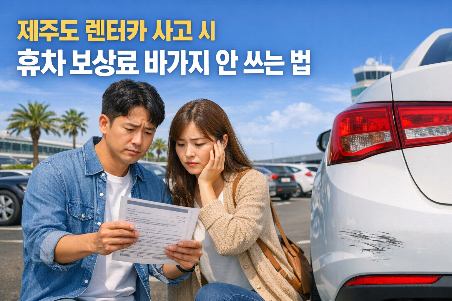 제주도 렌터카 사고 시 ‘휴차 보상료’ 바가지 안 쓰는 법과 보험 약관 확인 팁