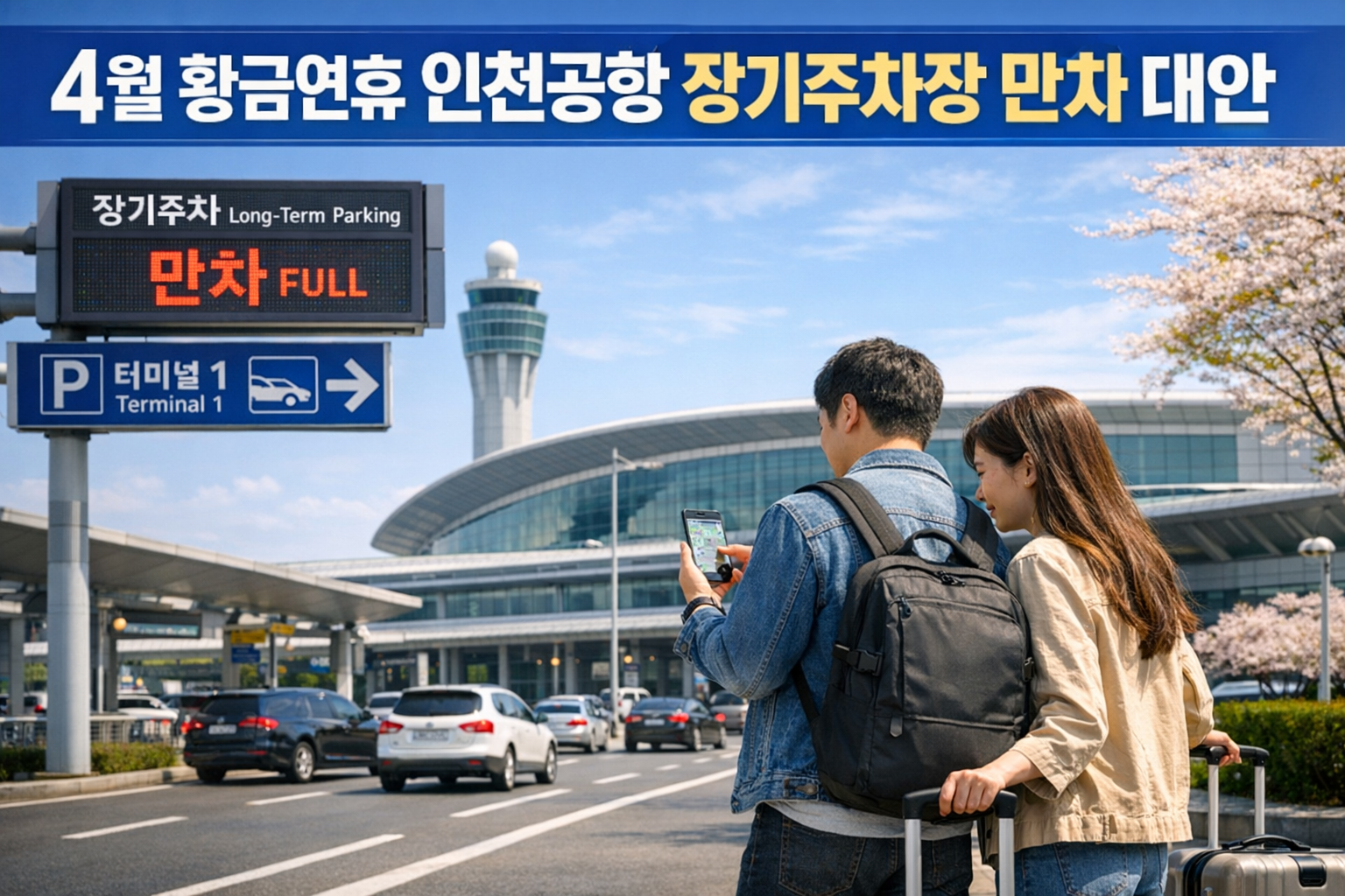 4월 황금연휴 인천공항 장기주차장 만차일 때 대안 주차장 4곳과 무료 셔틀 동선 총정리