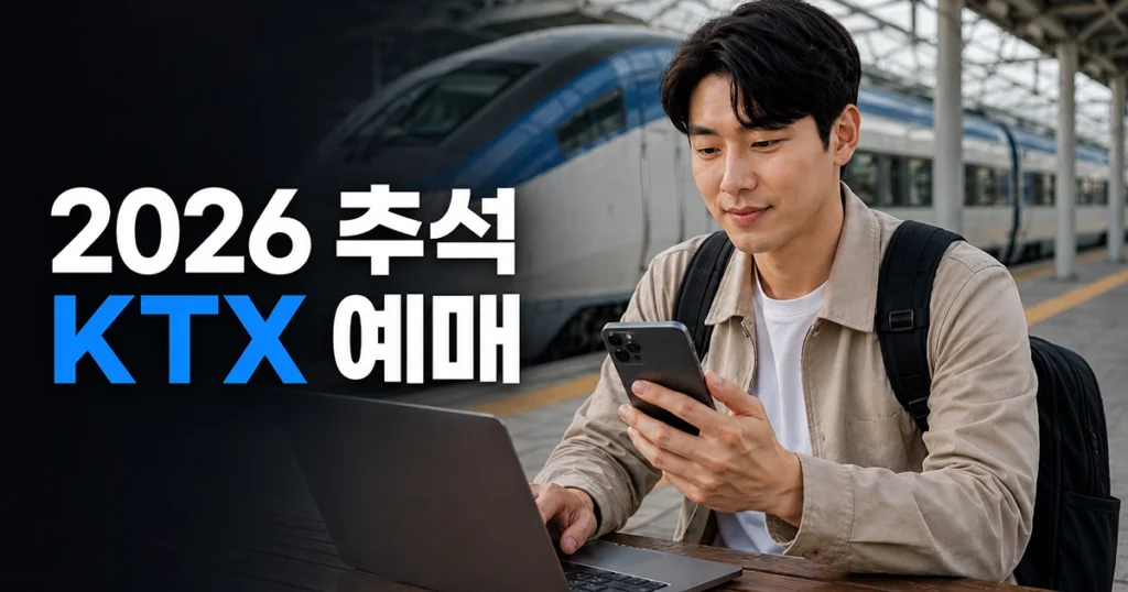 2026 추석 KTX 예매 일정｜교통약자 9월 3~4일·KTX 8~11일
